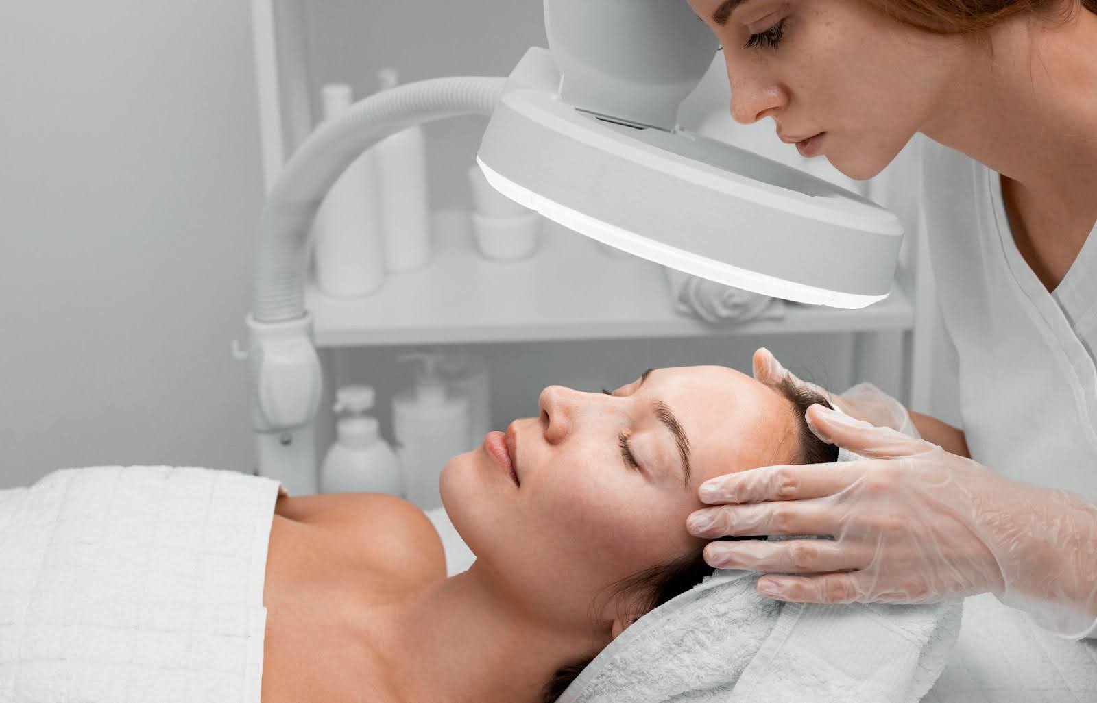 HIFU face contouring treatment at Dermacentre, providing non-invasive skin lifting and tightening in Pune.